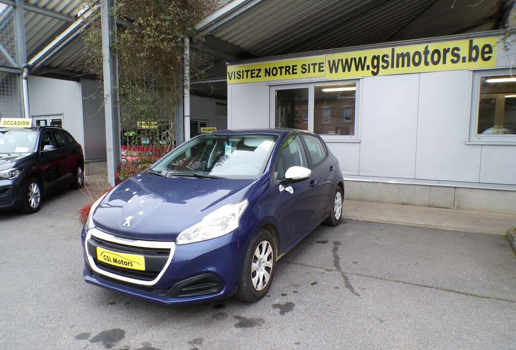 Peugeot 1.0i 68cv 5 Portes Bleue 04/16 Airco GPS USB Radio