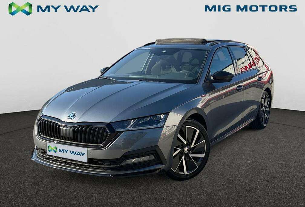 Skoda Sportline 1.5 TSI (150pk) AUTOMAAT /// Elektrische Kofferklep /// Panoramisch Schuifdak /// Achteruitrijcamera ///