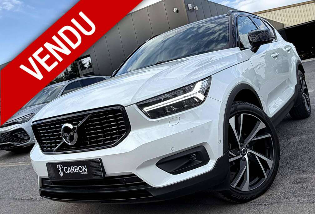 Volvo 2.0 D3 R-Design Geartronic CRYSTAL WHITE-BLACK STONE/SIEGES CUIR ELECT./NAVI/FULL LED/CARPLAY/CAMERA360/ACC/KEYLESS/FULL
