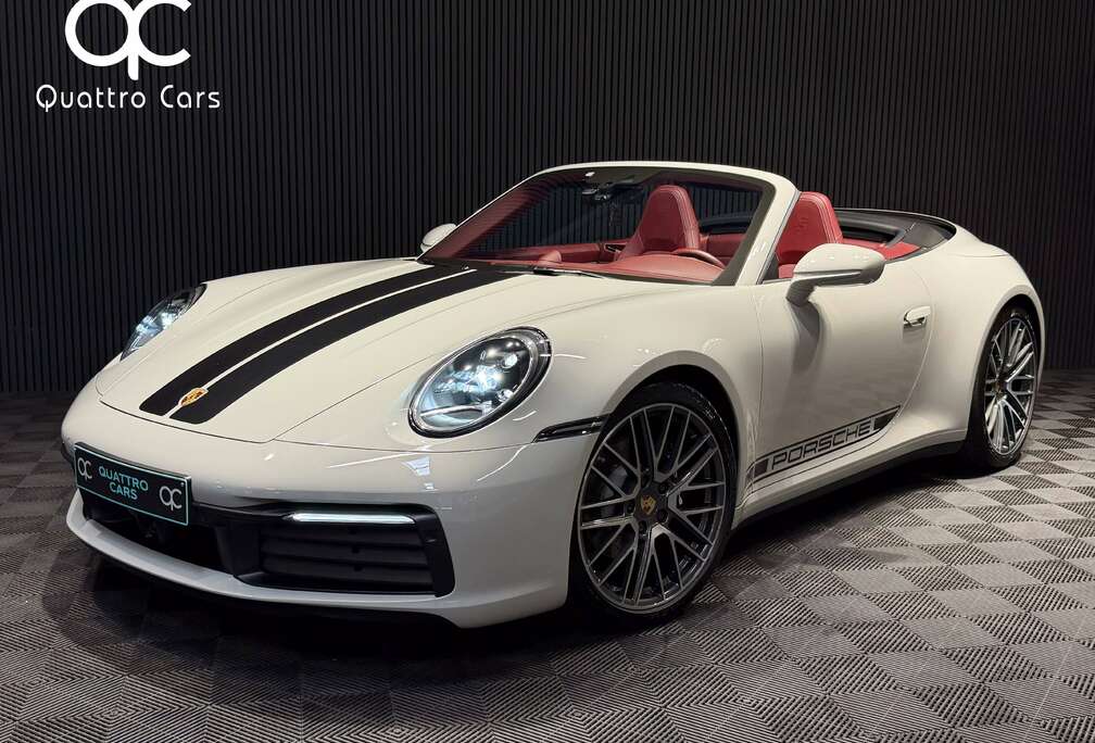 Porsche 992 Cabrio / 3.0 Turbo / Burmester / 1ere Main / Belge / Jantes Turbo / Magnifique tout simplement !