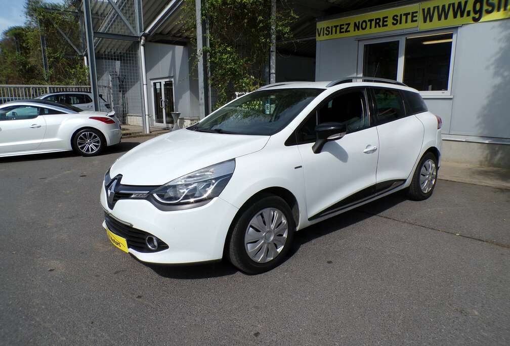 Renault Break 1.2i 75cv Blanc 05/16 96.746km Airco GPS USB