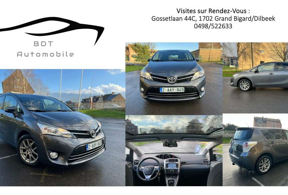 Toyota 1.6i 7 Places Toit Pano GPS Bluethoot Caméra