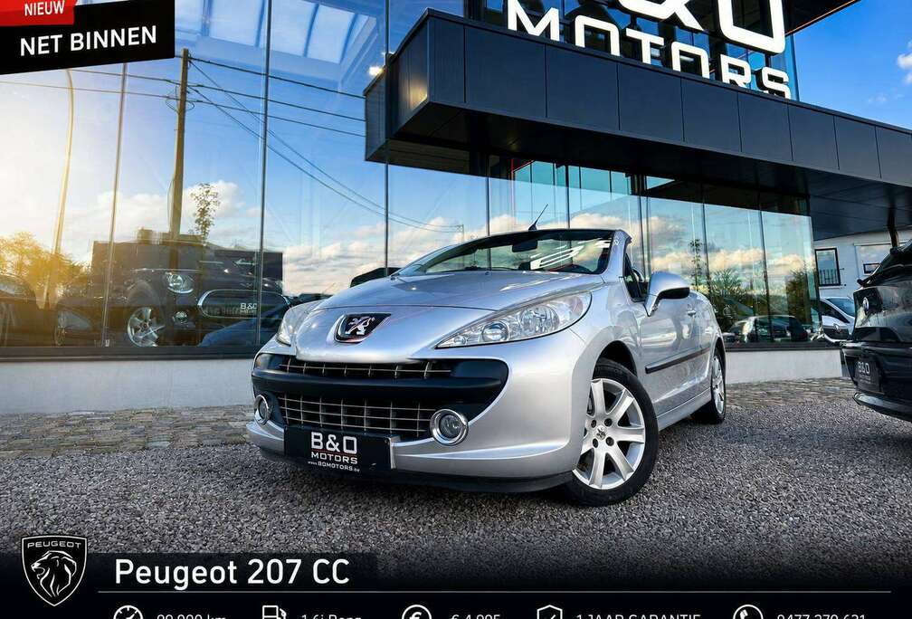 Peugeot 207 CC 1.6i 16v Cabrio/Airco/Alu/Garantie