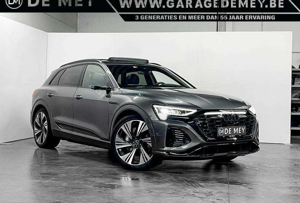 Audi 106 kWh 55 Quattro S line / Pano / Luchtvering / 360° Cam / Carplay / Keyless