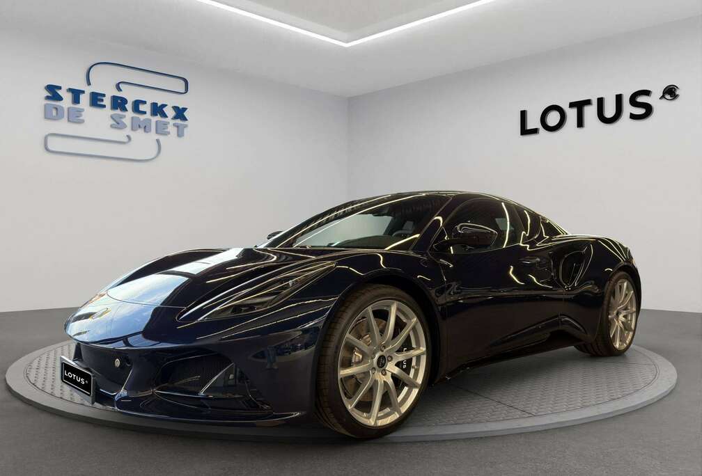 Lotus V6 - MERIDIAN BLUE - BLACK NAPPA LEATHER