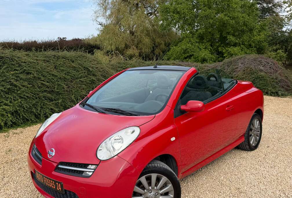 Nissan CABRIOLET 1.6i BOITE AUTOMATIQUE !!! 20.000 KM !!! AIRCO TOIT PANORAMIQUE PREMIER PROPRIETAIRE GARANTIE 1 AN