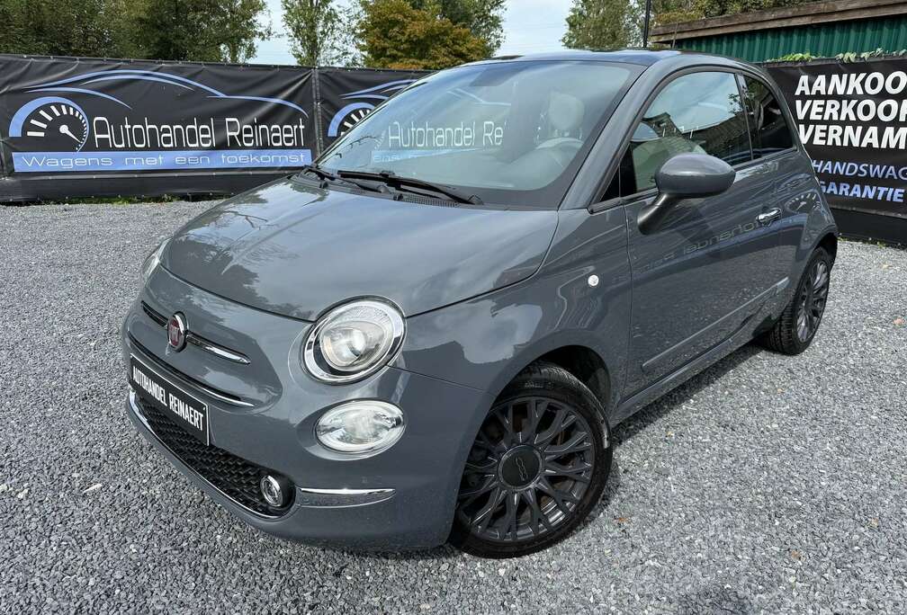 Fiat 500 1.2i Lounge (EU6d-TEMP) Lounge, Airco, Pdc, Panodak + 12M Garantie