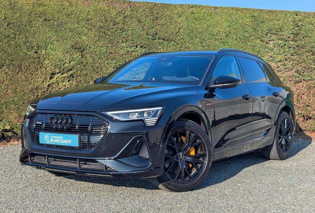 Audi (Q8)e-tron - black edition - trekhaak - leder
