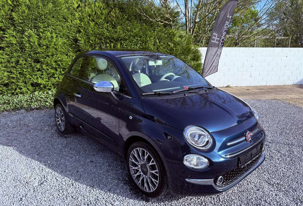 Fiat 1.2i Mirror ,CarPlay, claim , panoramique, garanti