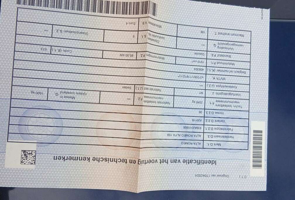 Alfa Romeo Sportwagon 1.9 JTDM 8V DPF Distinctive