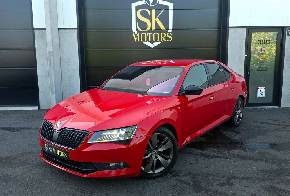 Skoda SPORTLINE 1.4TSI DSG MEMORY ZETELS LEDER SFEERVERLICHTING ACC LANEA FRONTA DODEH CARPLAY LED 18\