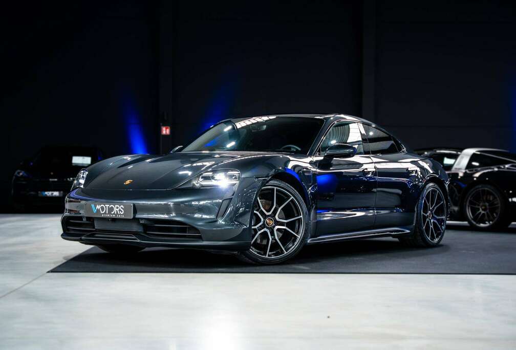 Porsche 93.4 kWh Taycan - Bose - Pano - Volleder - 360 - Lane assist - Cruise control -