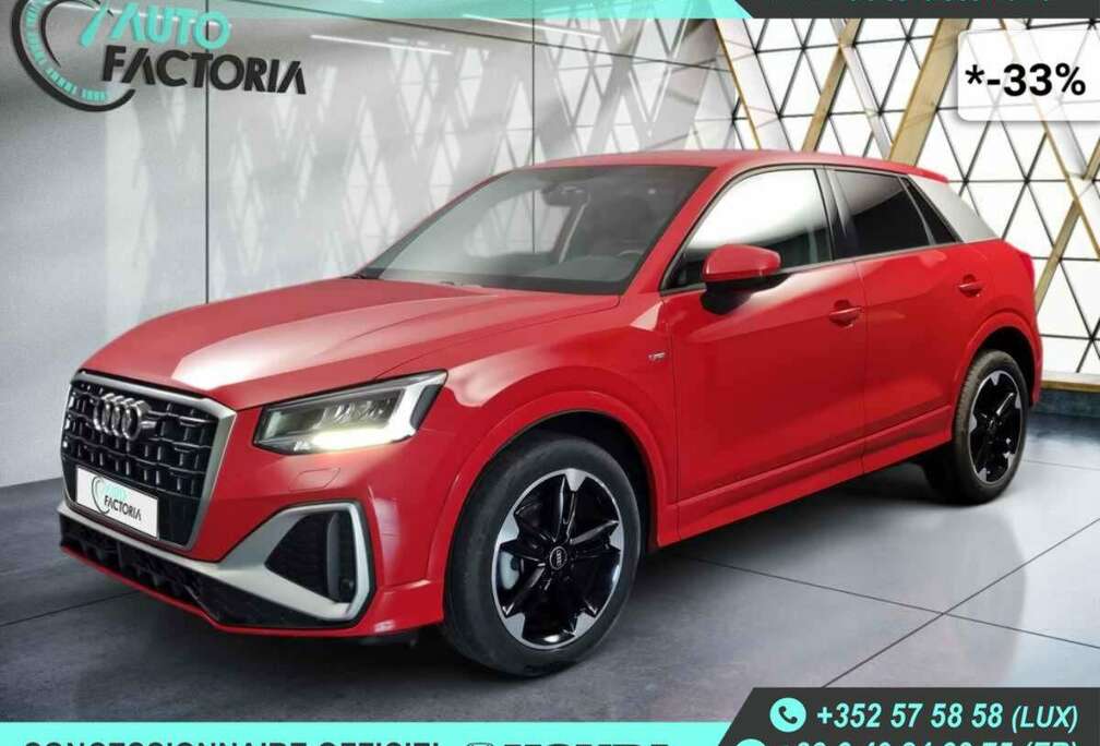 Audi -33% 30 TFSI 110cv S-Line+GPS+CAM+FULL LED+Options