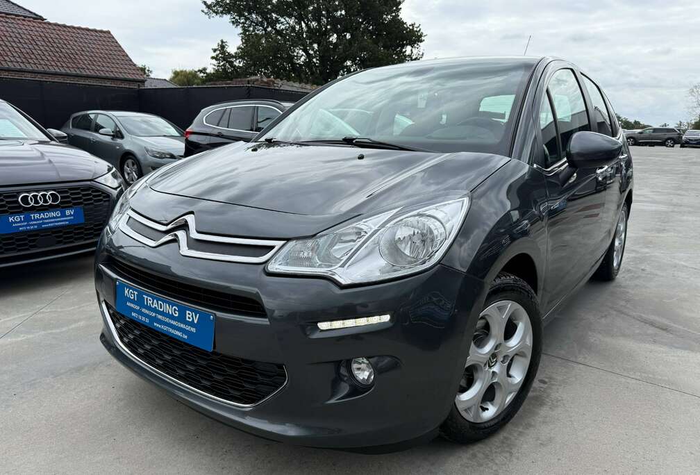 Citroen 1.2i 82PK EXCLUSIVE BLUETOOTH PARKEERSENSOREN AIRCO ALU PANORAMISCHE-RUIT