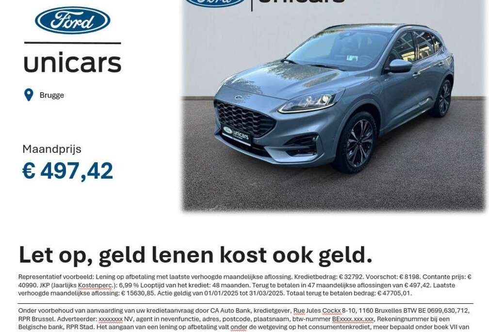 Ford ST-LINE X - 2.5 PHEV - 225PK - GARANTIE