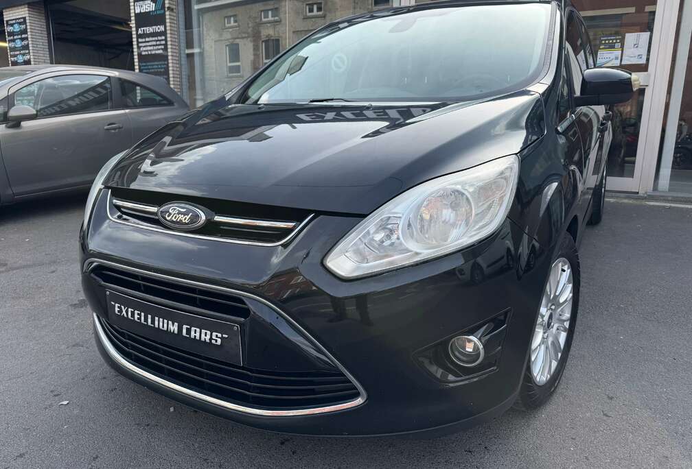 Ford 1.6 TDCi Titanium Start-Stop Gps Cuir Jante Power Attache Remorque Sieges Chauffant Airco Carnet Garantie