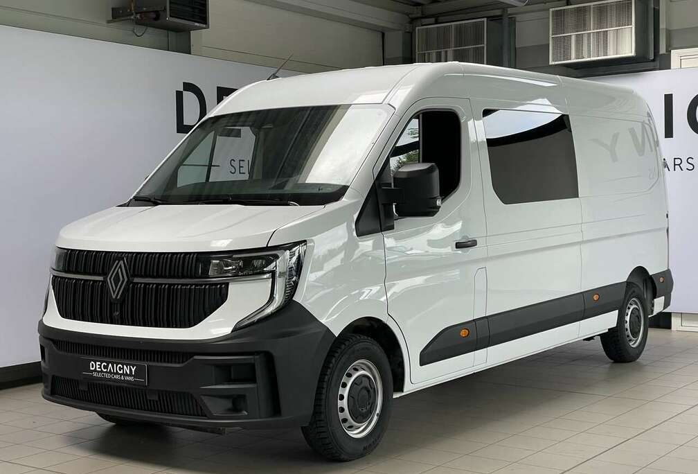 Renault 2.0 dCi Crew Cab L3H2 *7pl*Vloer&Wanden*App Con...