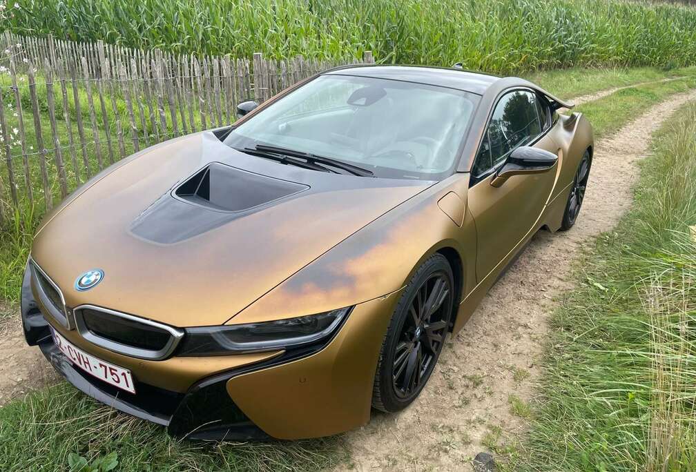 BMW gouden wrap - originele kleur zwart - BTW wagen