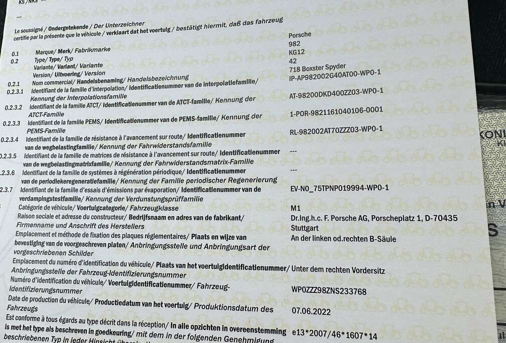 Porsche Boxster 4.0 Turbo PDK