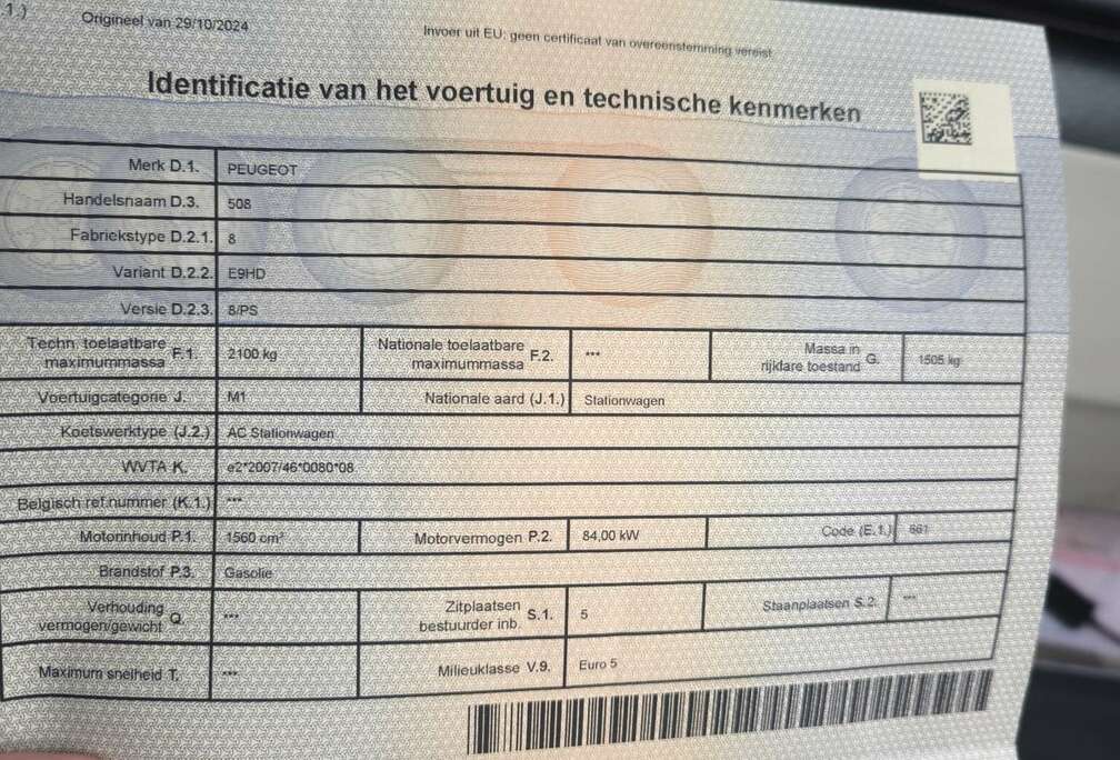 Peugeot SW e-HDi FAP 110 EGS6 Access