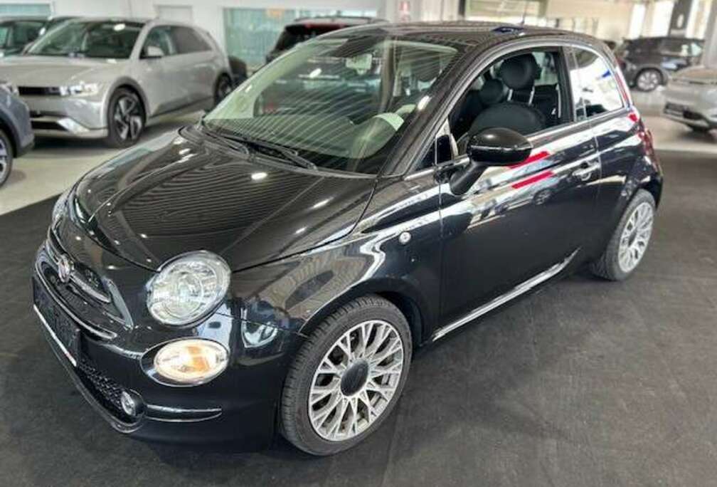 Fiat 500 automaat, panodak, leder, gps, cruise control, autom. airco