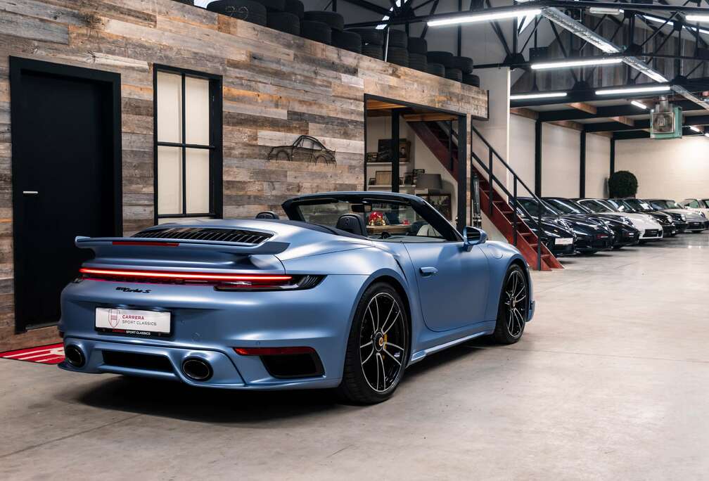 Porsche Turbo S Cabriolet / Aero kit - PTS Gemini blue
