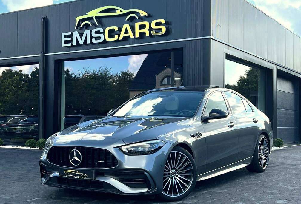 Mercedes-Benz AMG Line C63 Look- Uitlaatsysteem! Pano- 360°camera- HeadUp- FuLL- Garantie!