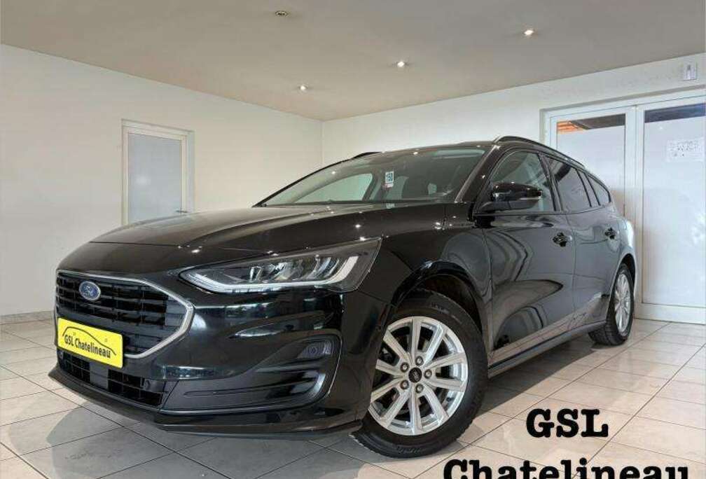 Ford 1.0 124cv Noir 03/23 78.178km Airco/Cam/Capteurs