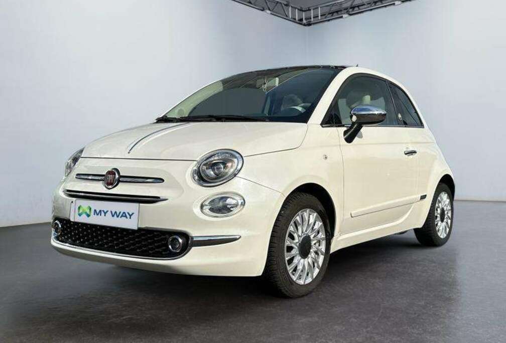 Fiat fiat 500*bips ar*gps*toit panno++++