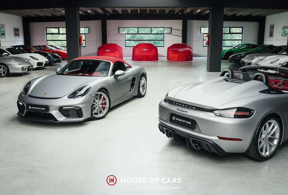 Porsche 718 SPYDER MANUAL - 1ST BELGIAN OWNER - 21% VAT