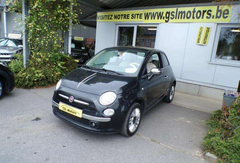 Fiat 1.2 69cv noir 04/15 Airco Radio CD USB
