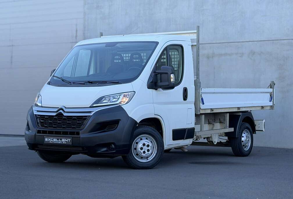 Citroen 2.0 BlueHDi*LONG CHASS.*BENNE BASCULANT*BLUETOOTH*GPS*AIRCO*GARANTIE 12 MOIS***