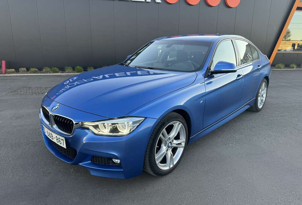 BMW dA  F30  2.0diesel  Automaat  M Pack  Lci  80.000km  Led  Estoril blue