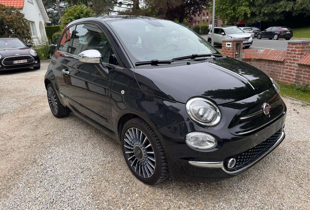 Fiat 500 1.2i MirrorGPSPDC ARRCLIMCRUISE CONTROLETOIT OUVRANTEURO 6D-TEMP