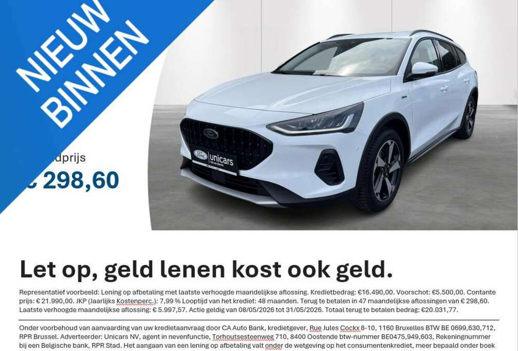Ford Clipper 1.0i EcoBoost MHEV 92kW Active