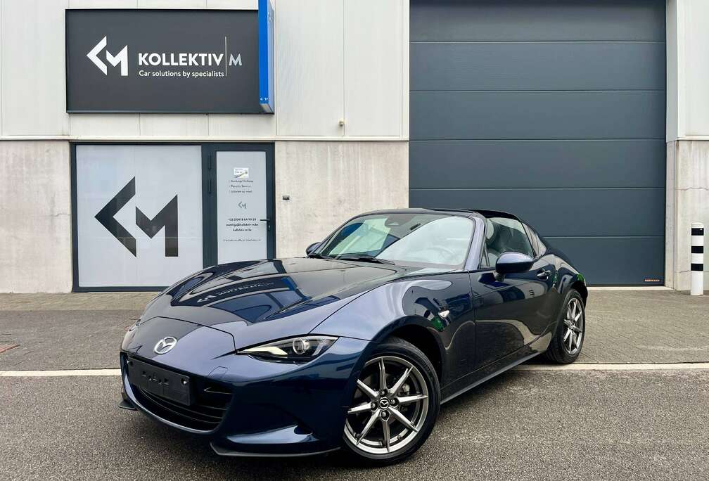 Mazda MX-5 RF Exclusive-Line / ND3 / Crystal Blue / Leder / Bose / 1e Eigenaar / Garantie tot 2030