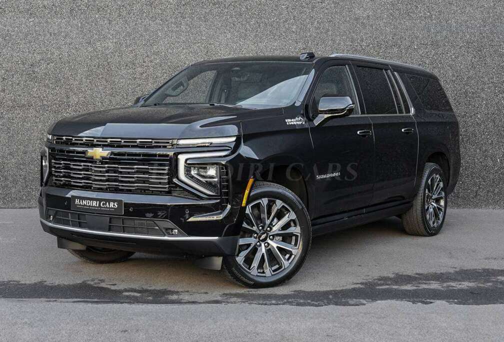 Chevrolet 2026 High Country €83 600 6.2L V8 FACELIFT +22 INCH WHEELS BRIGHT MACHINED ALUMINUM AND PAINTED AFTER MIDNIGHT