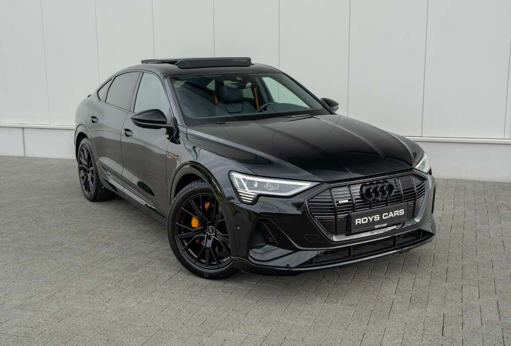 Audi E-Tron 55 Sportback Quattro S line -PANO/HEAD-UP/MEMORY ZETELS/360 CAMERA/KEYLESS/MATRIX/ADAP CRUISE CONTROL/ZETELVERWARM