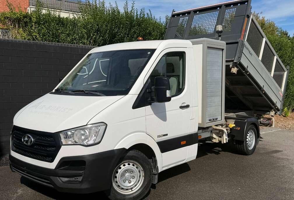 Hyundai 2.5 CRDi+BENNE BASCULANTE+AIRCO+EURO 6B+3 PLACES