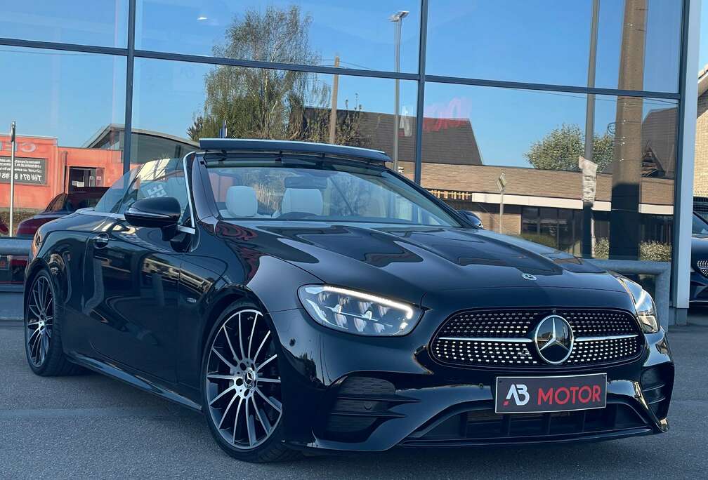 Mercedes-Benz Cabriolet E 220d PACK AMG EXCLUSIVE AIRMATIC SOFTCLOSE MASSAGE/MEMOIRE CAM360 JA20