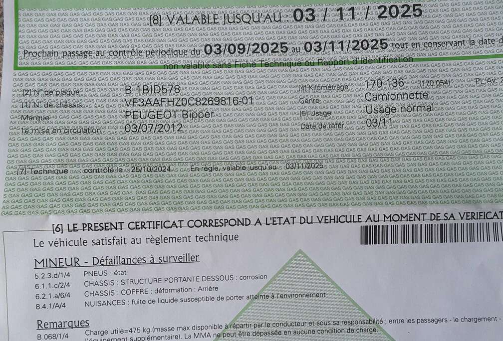 Peugeot Bipper 1.3 HDi FAP (EU5)