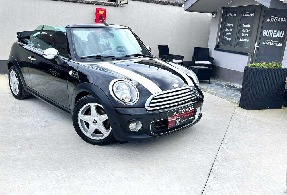 MINI Cabriolet 1.6i--GARANTIE 12 MOIS--TVA DEDUCTIBLE--