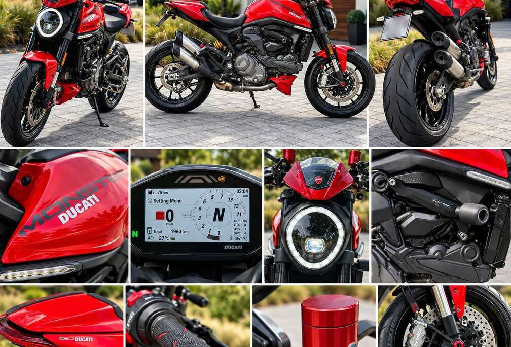Ducati Monster 937 – 2025 – 1 950 km – Full option
