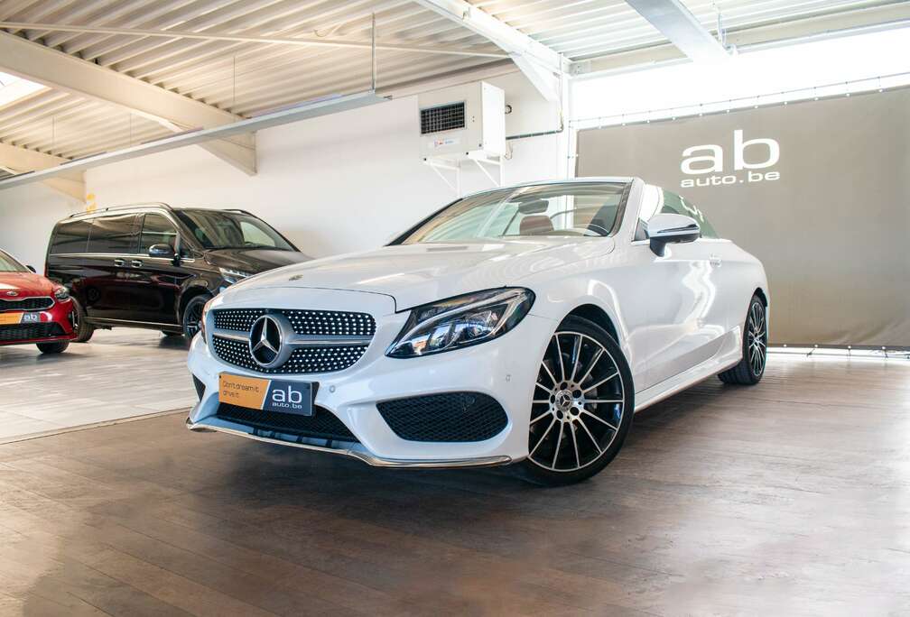Mercedes-Benz AMG LINE, CABRIO, ZETELVERW, AIRSCARF, 360, MEMORY SEATS, LEDER