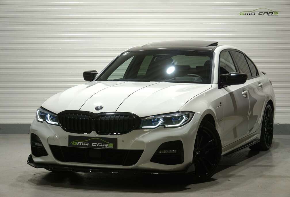 BMW 330eA PHEV M Pack-Navi-Leder-Keyless-Head Up-360c-Schuifdak-Garantie