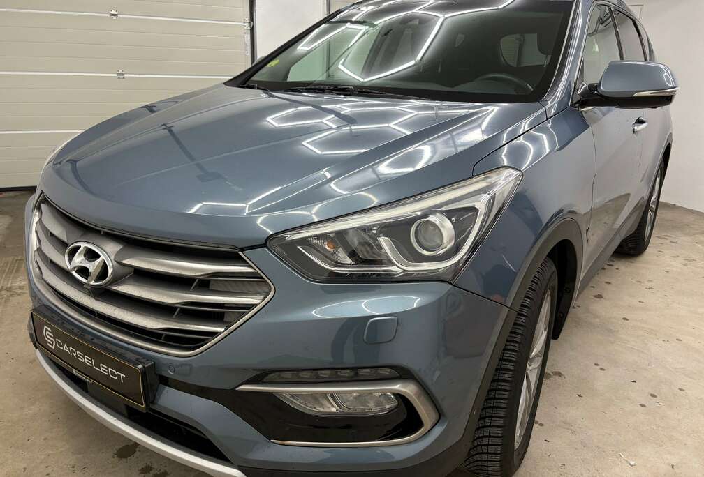 Hyundai Santa Fe blue 2.2 CRDI 4WD Automatik Style