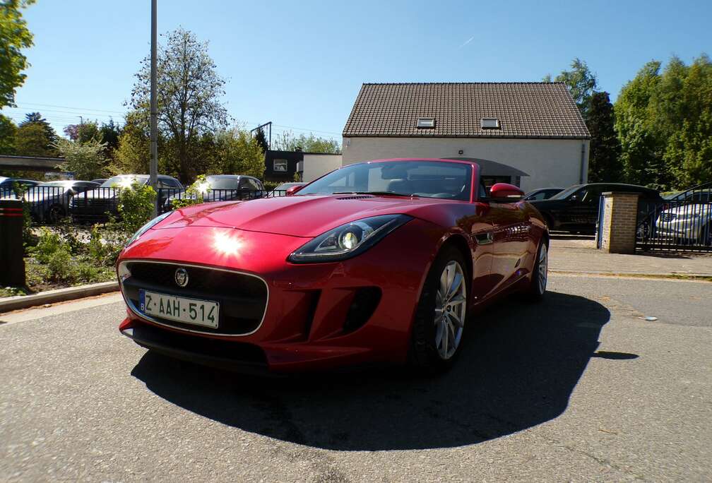 Jaguar F-Type Cabrio 3.0 V6 340pk 39.000km 1STE EIGENAAR. PERFECTE STAAT
