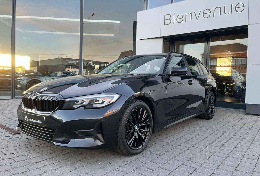 BMW Touring dA *GARANTIE*1ER PROPRIETAIRE*FULL BLACK*CUIR*CRUISE*