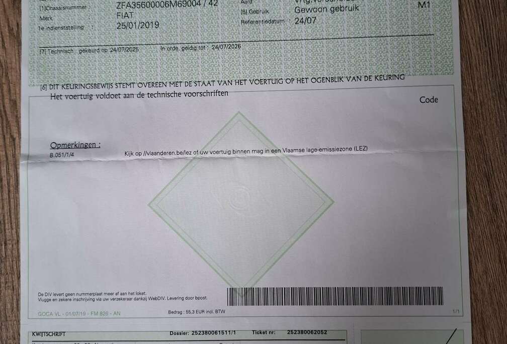 Fiat Kombi 1.6 MultiJet DCT Business Line