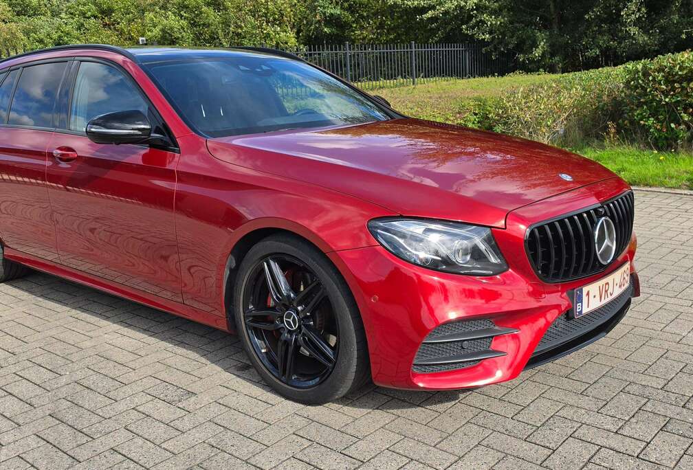 Mercedes-Benz E220 d | Launch Control | 9G-TRONIC PLUS | Full Option | Designo Hyasinthrot Metalic | AMG Pack interieur & exterieur
